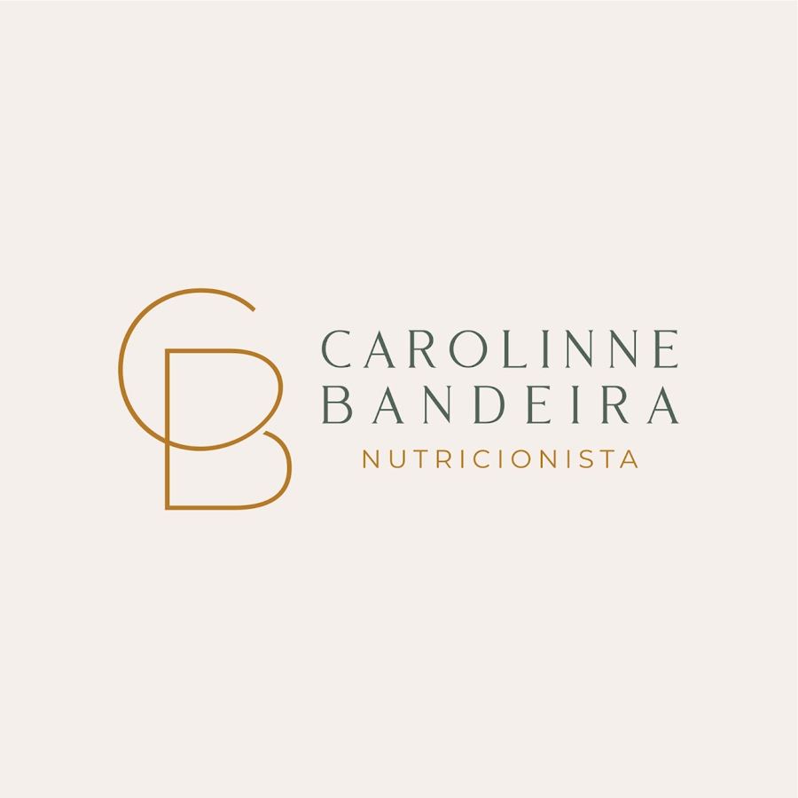 Logotipo de Carolinne Bandeira, nutricionista